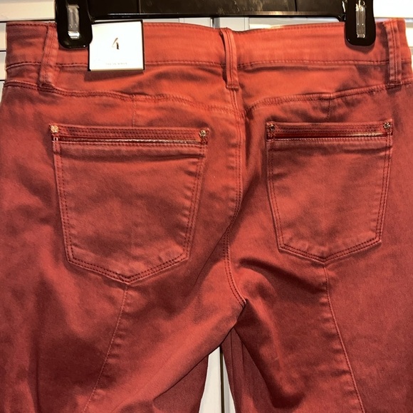 White House Black Market Rust skimmer jeans women’s size 4 NWT - Picture 9 of 11